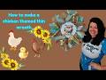 designing a pancake wreath live