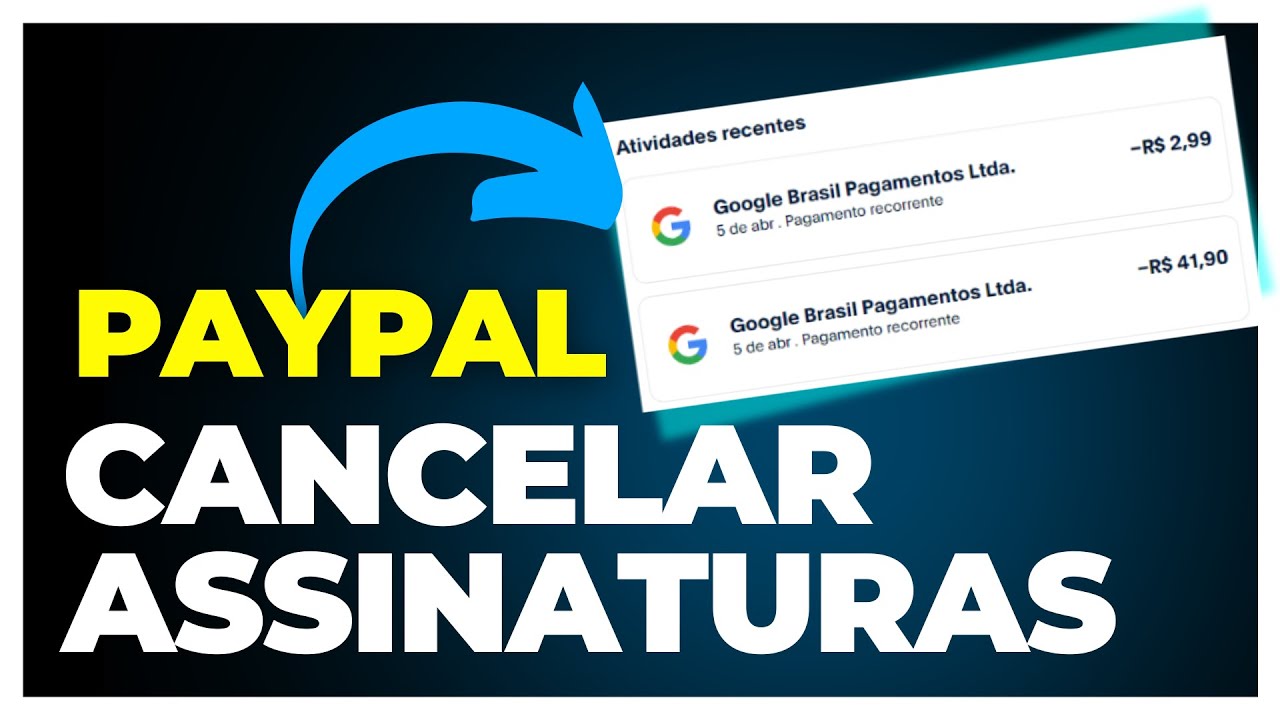 Como CANCELAR cobranças RECORRENTES no PayPal