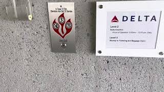 Schindler traction elevators at MSP Airport Green/Blue parking ramps in Bloomington, MN