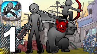 Hero Wars 2 Fighter Of Stick - Gameplay Walkthrough Part 1 Stickman Base Defense (iOS, Android) screenshot 4