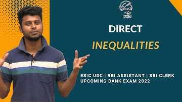 DIRECT INEQUALITIES | SHORTCUT  | UPCOMING BANK EXAMS | MR NARESH KUMAR