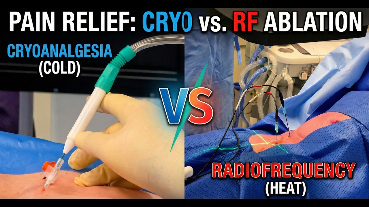 The difference between Radiofrequency and Cryoanalgesia. A clinical insight by Dr Igor Filipovski.