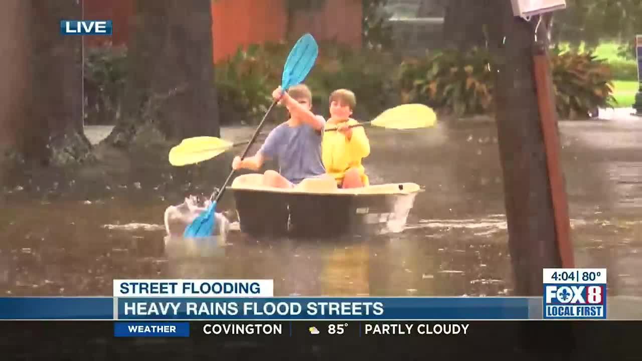 Lakeview streets flood after 7 inches of rain in short time Monday