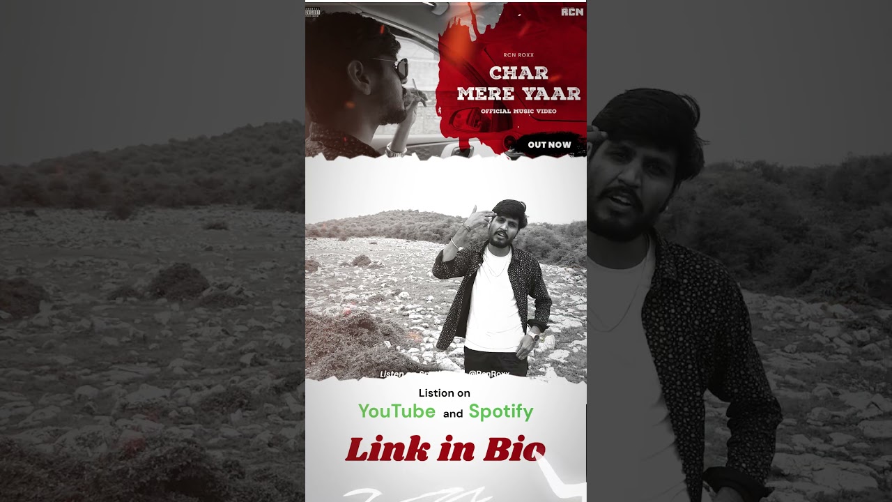 'Out Now' Char Mere Yaar Song By RcnRoxx 