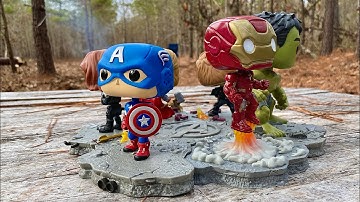 Avengers assemble! Marvel Funko Pop Deluxe Scene Unboxing & Review | A year in the making.