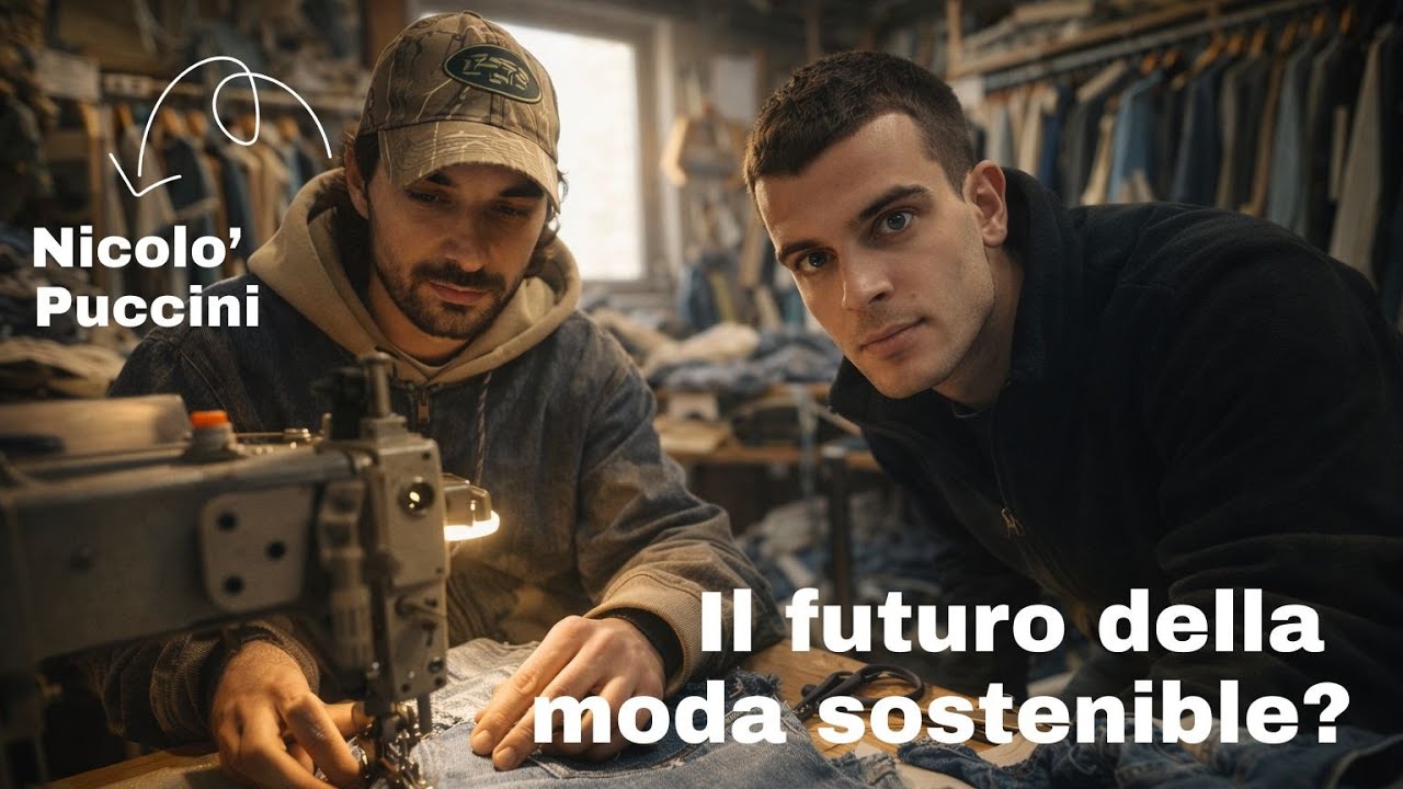 Upcycling di vestiti usati ♻️​ Dentro la bottega di Nicolò Puccini