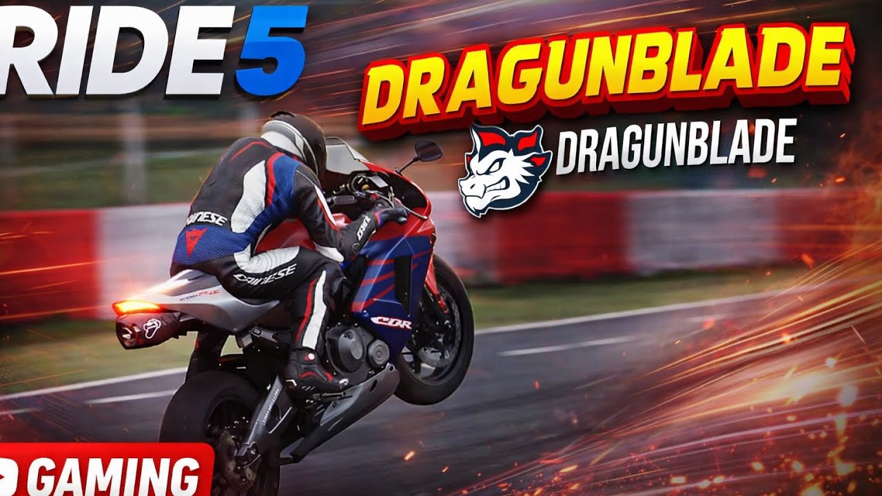 RIDE 5 PS5 Gameplay- Gameplay On DRAGUNBLADE 666