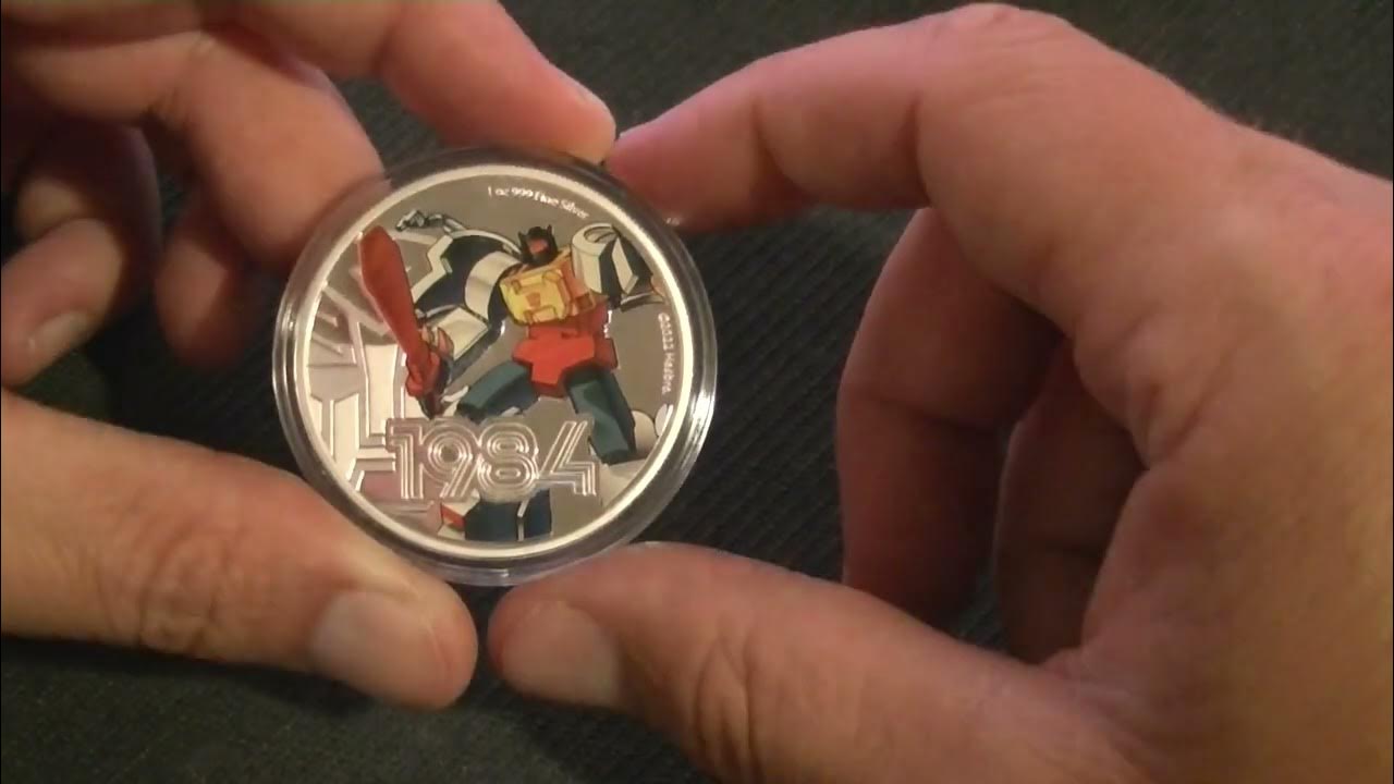 Coin review 1oz Niue Transformers Series Grimlock .999 Silver Proof