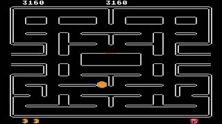 ATARI 5200 Pacman plus 32k 16k Chaser Eyes PAC MAN HACK CLONE By slampam