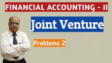 Financial Accounting II I Accounts of Joint Venture I Problems and Solutions I Part 2 I Khans