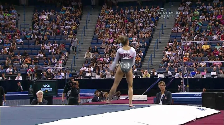 Mattie Larson - Floor Exercise - 2010 Visa Champio...