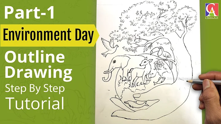How To Draw Environment Day 2024 Step By Step Outline Drawing for beginners