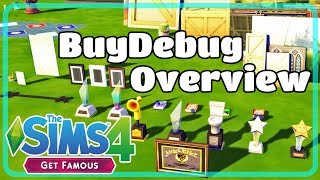The Sims 4 Get Famous BuyDebug Secret Menu Overview - Sims Camp First Look