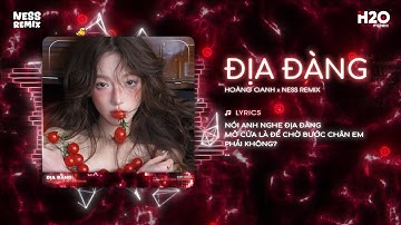 Thumbnail of Địa Đàng Remix - Hoàng Oanh x Ness ♫ Nói Anh Nghe Địa Đàng Mở Cửa Là Để Chờ Bước Chân Em Phải Không?