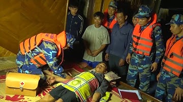 Tin Tức 24h: Vùng cảnh sát biển 1 cứu nạn tàu cá có 8 thuyền viên