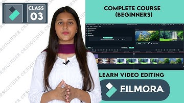 ABOUT TIMELINE WONDERSHARE FILMORA CLASS 03 IN URDU / HINDI