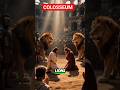 The Colosseum and Christian Martyrs  # fact Shorts # Rome’s Ancient Faith Story