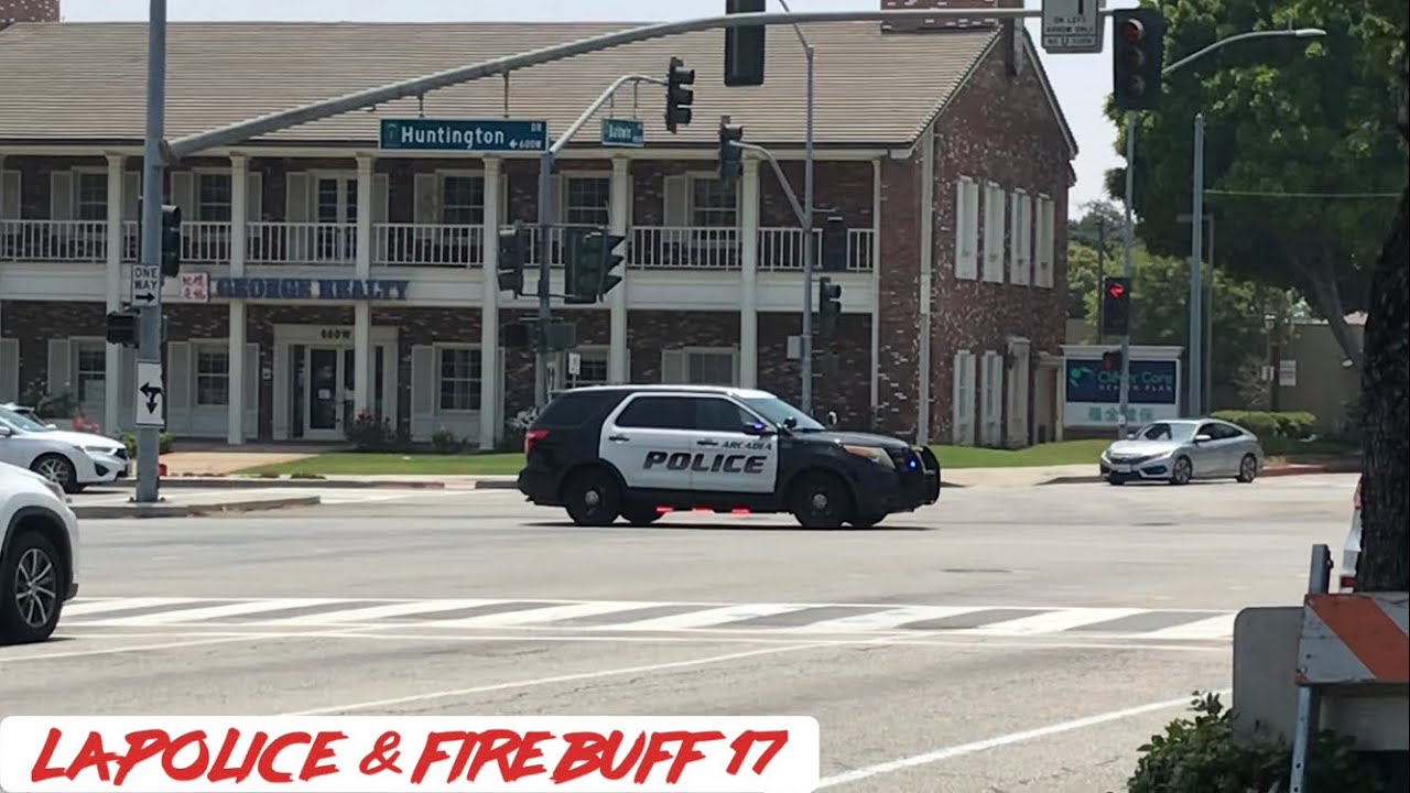 Arcadia police department responding YouTube