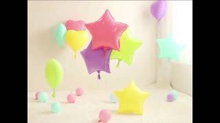 Lovely Macaron Colors Star Heart helium balloons screenshot 4