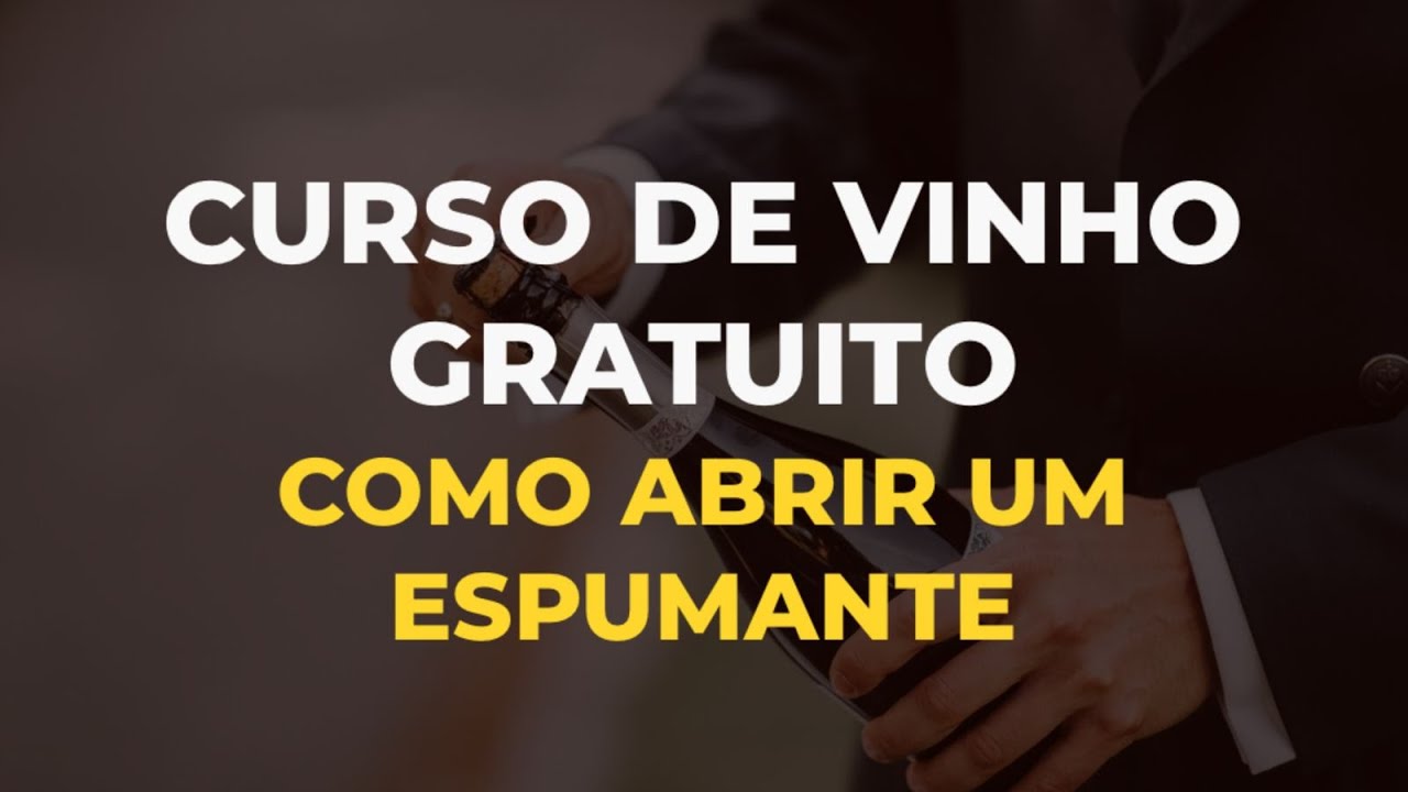 Aula 12 - Abertura de Espumante - Curso básico de Vinho com Sommelier Gianni Tartari