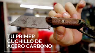 Tu Primer cuchillo de acero al carbón y 5 Tips ✅