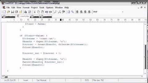 95   Creating a File Based Unique Hit Counter Part 3   PHP Tutorials
