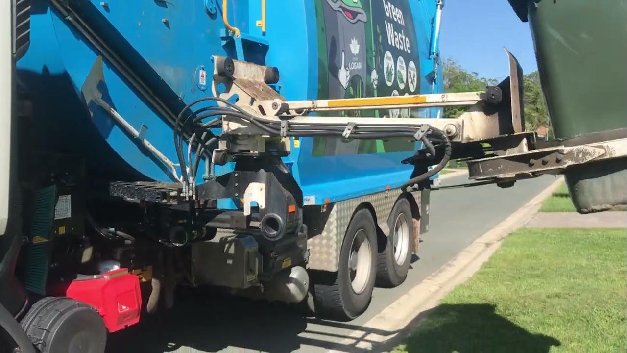 Logan green waste SL01503 with Sonny at 809 am (last collection for