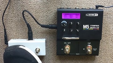 Footswitch Midi Line 6 M5 Pedal Controlador Program Change ZEROTACK FOOTS