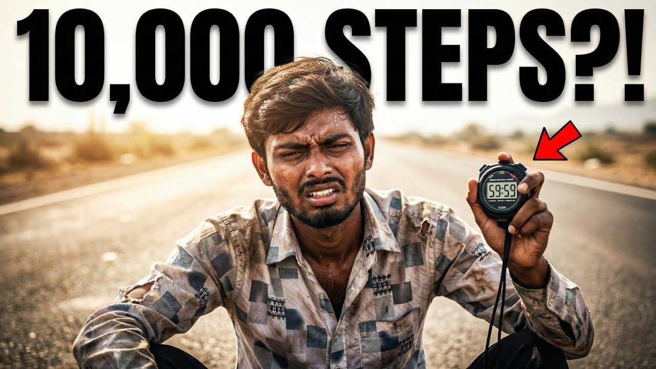 I Tried 10,000 Steps in 1 Hour 😳