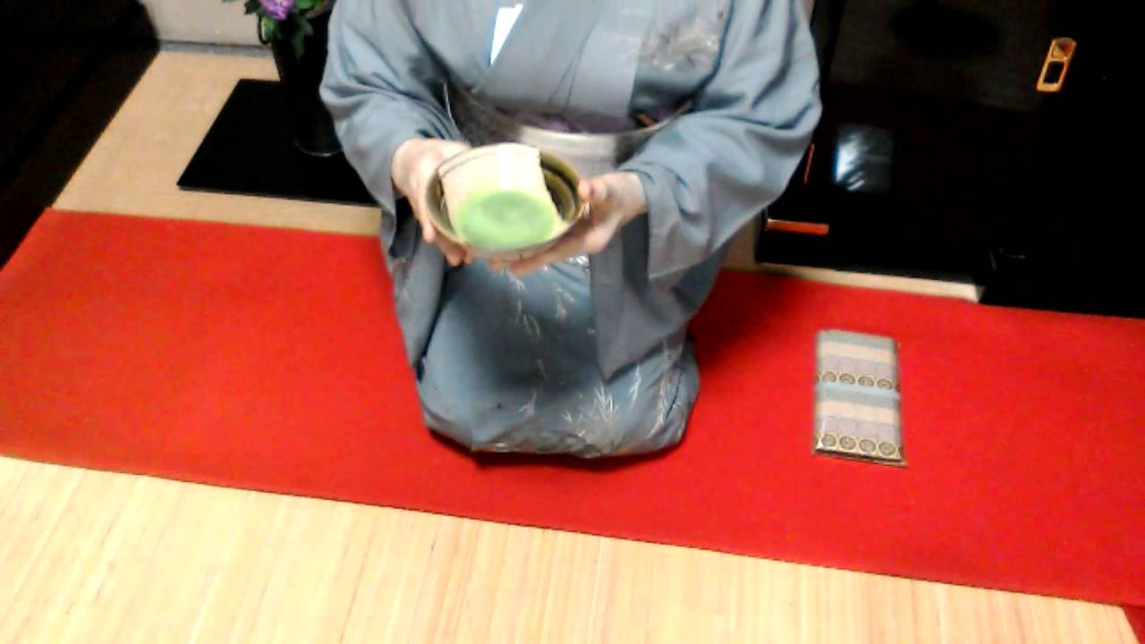 お茶の作法 其の三 お菓子とお茶の頂き方 Confectionery Or Tee Manners Youtube