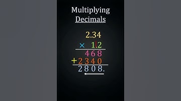 Multiplying Decimals! #decimal #multiplication #decimalmultiplication #homeworkguru #shorts