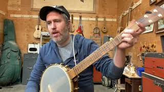 Video thumbnail of "Old Joe Clark- Getting Started With Clawhammer Banjo"