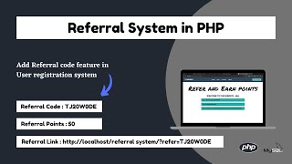 Referral System in PHP and MySQL screenshot 5