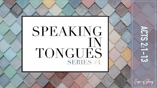 SPEAKING IN TONGUES