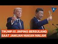 Momen Trump-Xi Jinping Bersulang Saat Jamuan Makan Malam