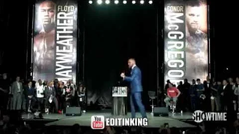Conor Mcgregor attack floyd mayweather "You can't even read"