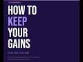How to Keep Your Gains After Your First Cycle - What Nobody Tells You