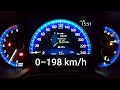 2019 Toyota Corolla 1.6 132hp 0-198 km/h Acceleration Hızlanma (Flame X-Pack)