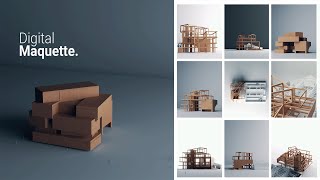 How to render an Architectural Maquette  in V-Ray - SO EASY!