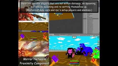 Mirror Network Proximity Checker Preview (on a Unity test game)
