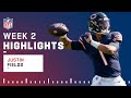 Every Justin Fields Play vs. Bengals | NFL 2021 Highlights