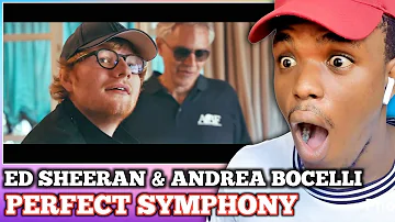 First Time Reacting To | Ed sheeran perfect Symphony with Andrea Bocelli #edsheeran #andreabocelli