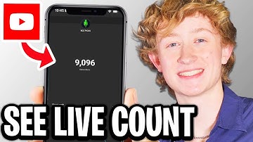 How To See Your Live Subscriber Count On YouTube Mobile - Step By Step