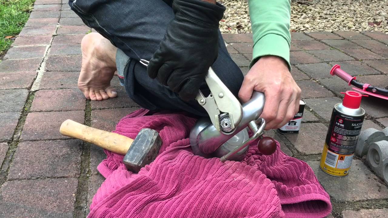 Atomic Coffee Machine how to remove a stuck steam knob and recut