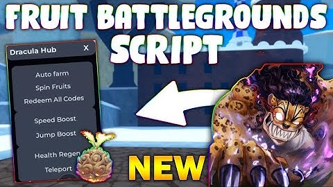 *NEW* Fruit Battlegrounds Script (PASTEBIN 2025) (TELEPORT ON PLAYER, AUTOFARM, GET FRUITS, SPEED)