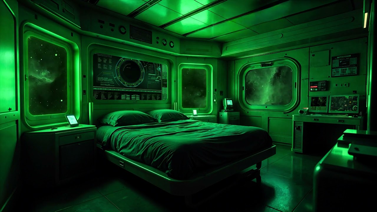 Peace in the Void | Lost in a Cosmic Sea with Starship Sounds and Deep Space White Noise