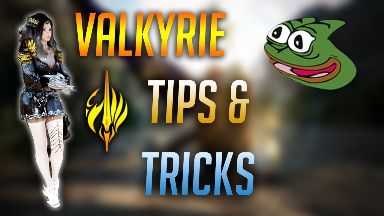 Black Desert Online Valkyrie Tips & Tricks! [NA/ENG Voiceover!]
