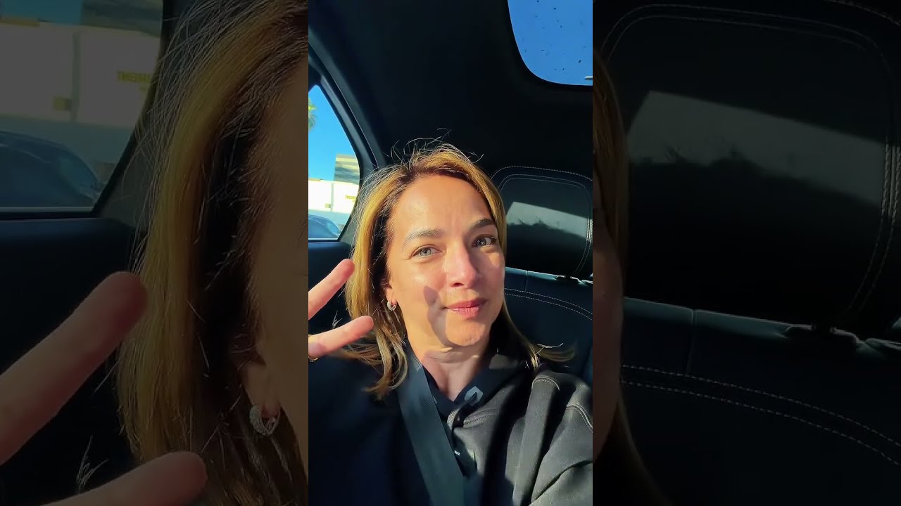 Adamari López y el viaje en carro sin conductor que impacta