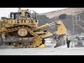 Amazing Dangerous Idiots Bulldozer Heavy Equipment Operator Skill - Fastest Climbing Bulldozer