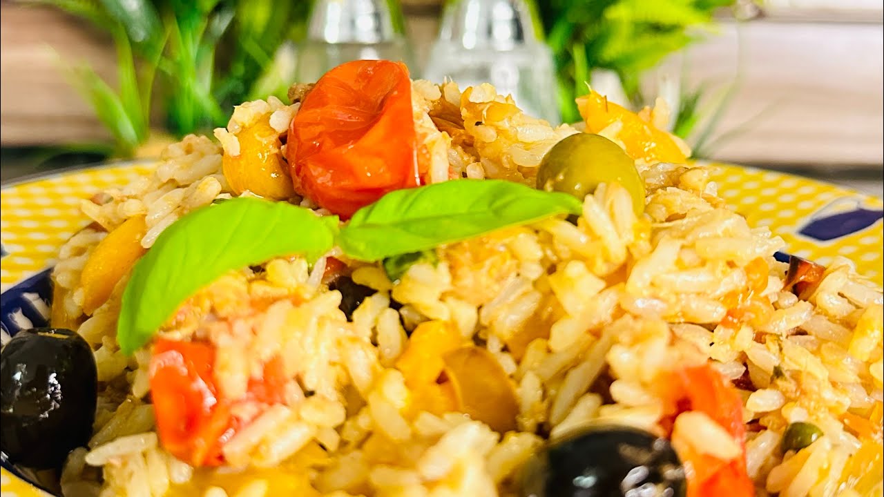 Risotto con peperoni 😋 - YouTube